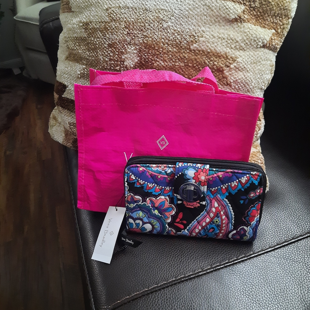 Vera Bradley Multicolor Paisley Wallet